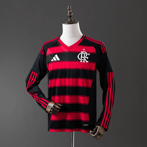 Camisola Flamengo Principal Manga Comprida 2025/26