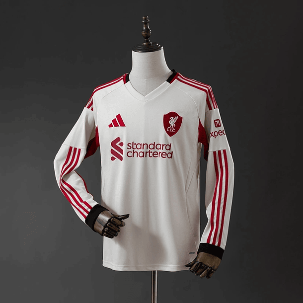 Camisola Liverpool Alternativa Manga Comprida 2025/26 1