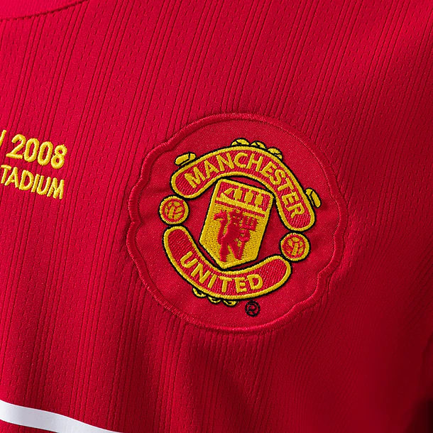 Camisola Manchester United Principal 2007/08 Manga Cumprida 2