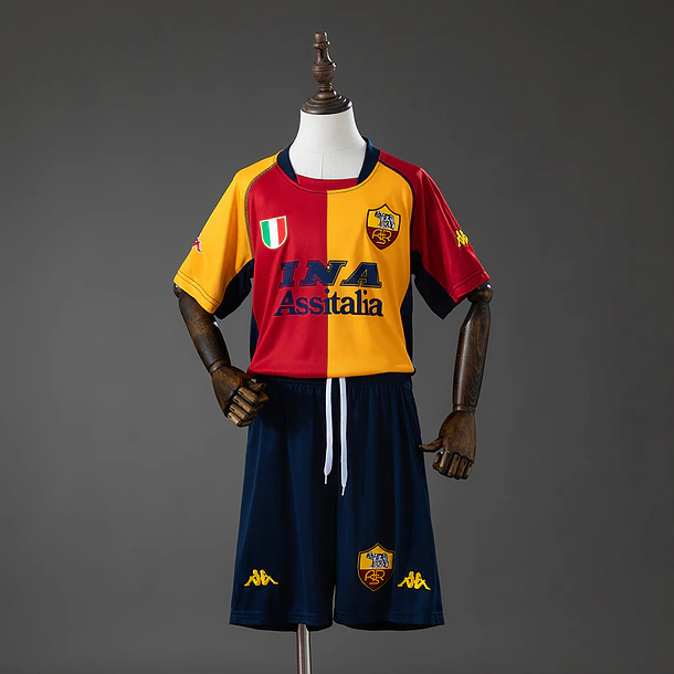 Kit Criança Roma Principal 2001/02 1