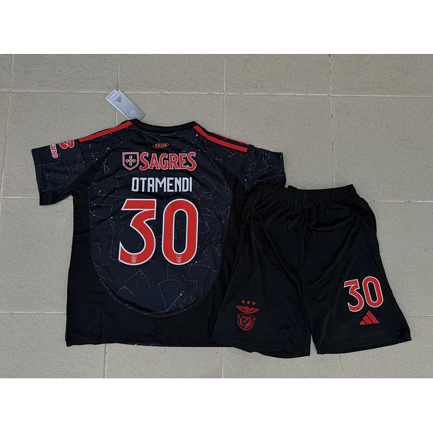 Kit Criança Benfica Alternativo Otamendi 24/25 - Entrega Rápida 1