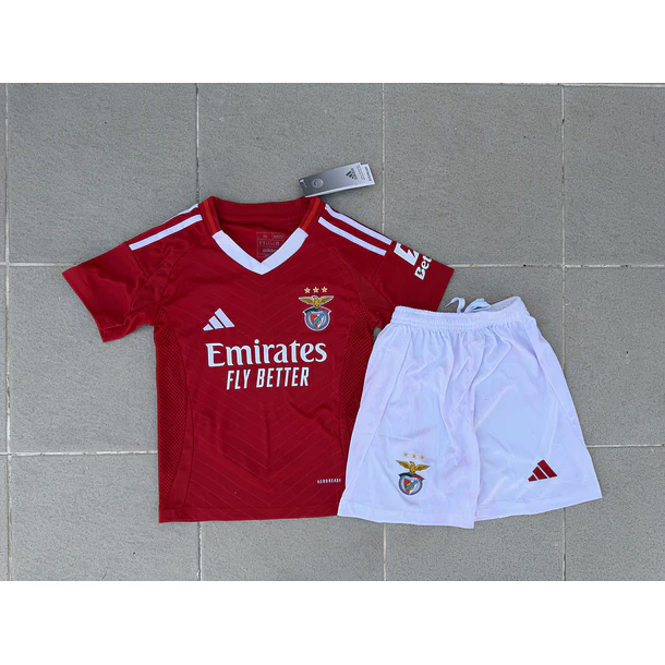 Kit Criança Benfica Principal 24/25 - Entrega Rápida 