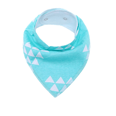 BABERO BANDANA VERDE TRIANGULOS