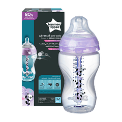 BIBERÓN TOMMEE TIPPEE - ANTICÓLICO AVANZADO PLASTICO-NIÑA 11 OZ