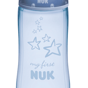 BIBERON PP FC MY FIRST NUK 300ML AZUL (10 OZ) 