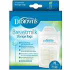 BOLSAS PARA ALMACENAR LECHE MATERNA X 25 UND DR. BROWNS 2