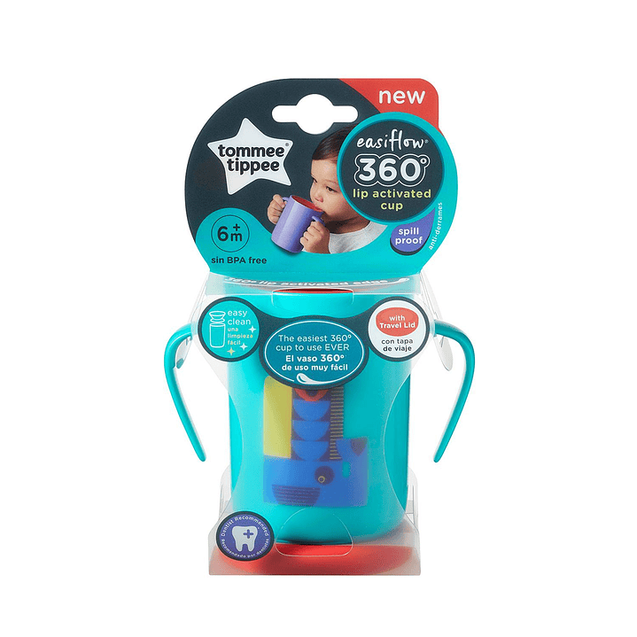 VASO 360 CON ASAS - TOMMEE TIPPEE BALLENA 8 OZ 4