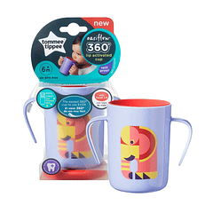 VASO 360 CON ASAS - TOMMEE TIPPEE ELEFANTE 8 OZ