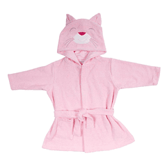 SALIDA DE BAÑO GATITA ROSA 6-9 M