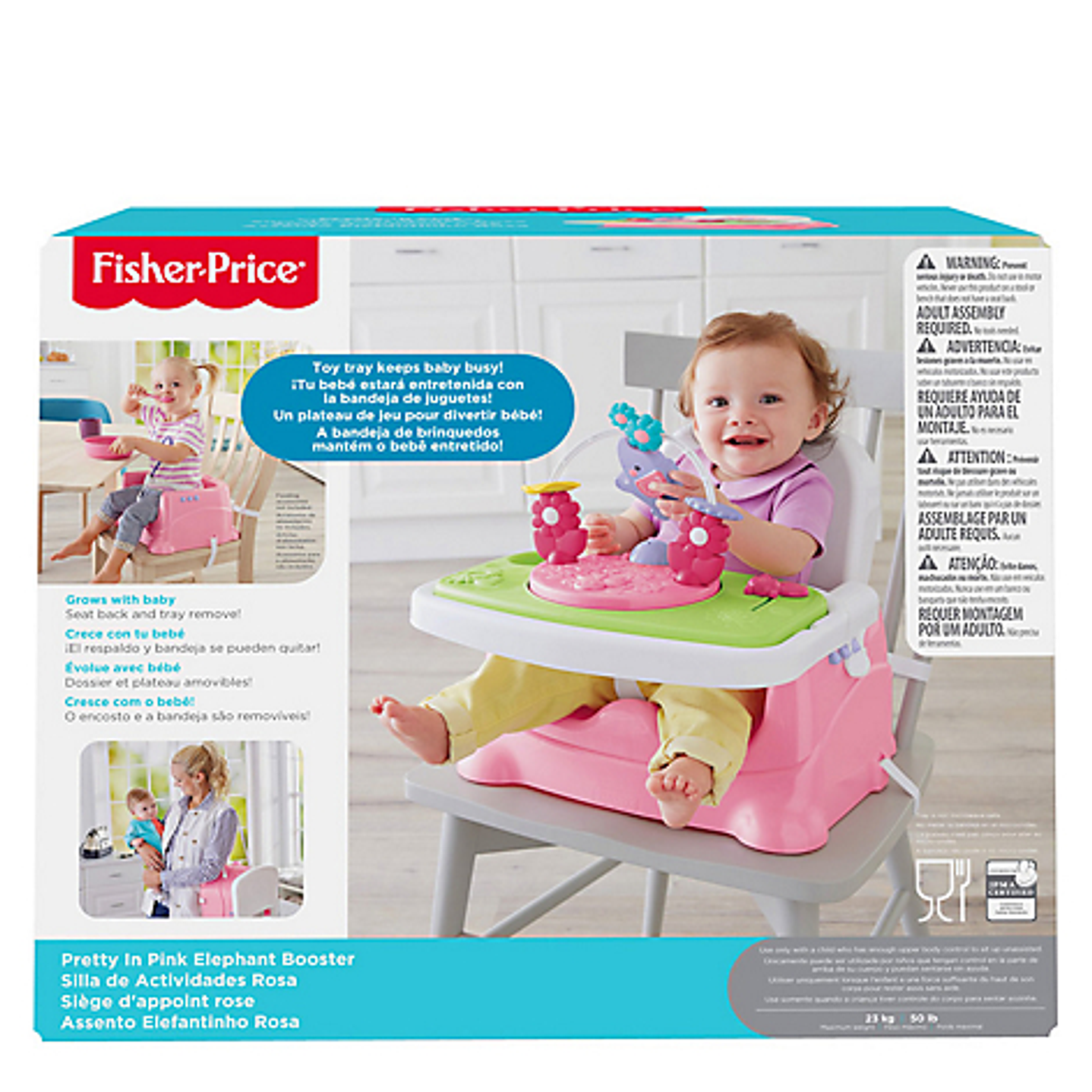 SILLA DE ACTIVIDADES PORTÁTIL FISHER PRICE NIÑA 3