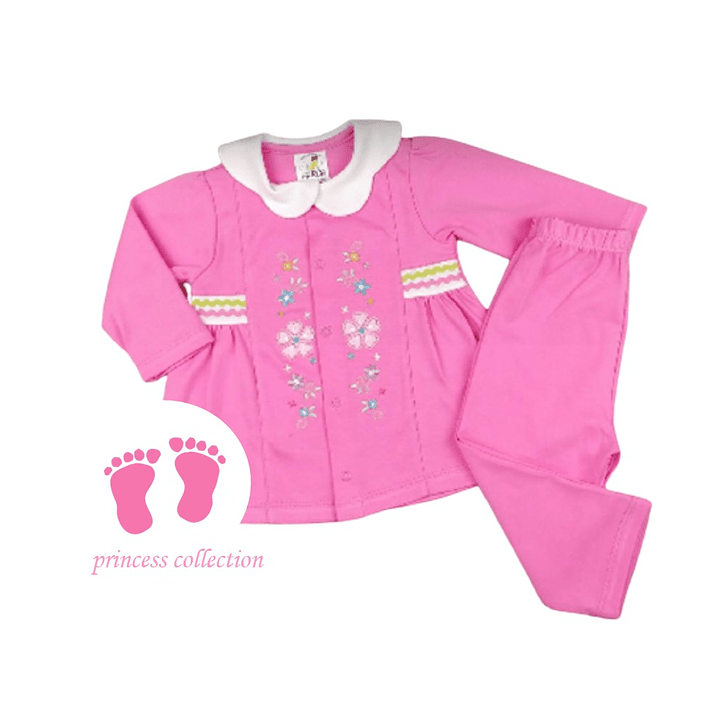 3-6 M SET VESTIDO FRESA 