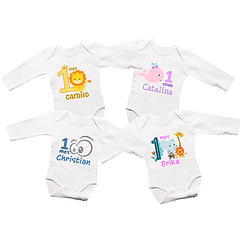 BODY PERSONALIZABLE CUMPLE MESES Y AÑO