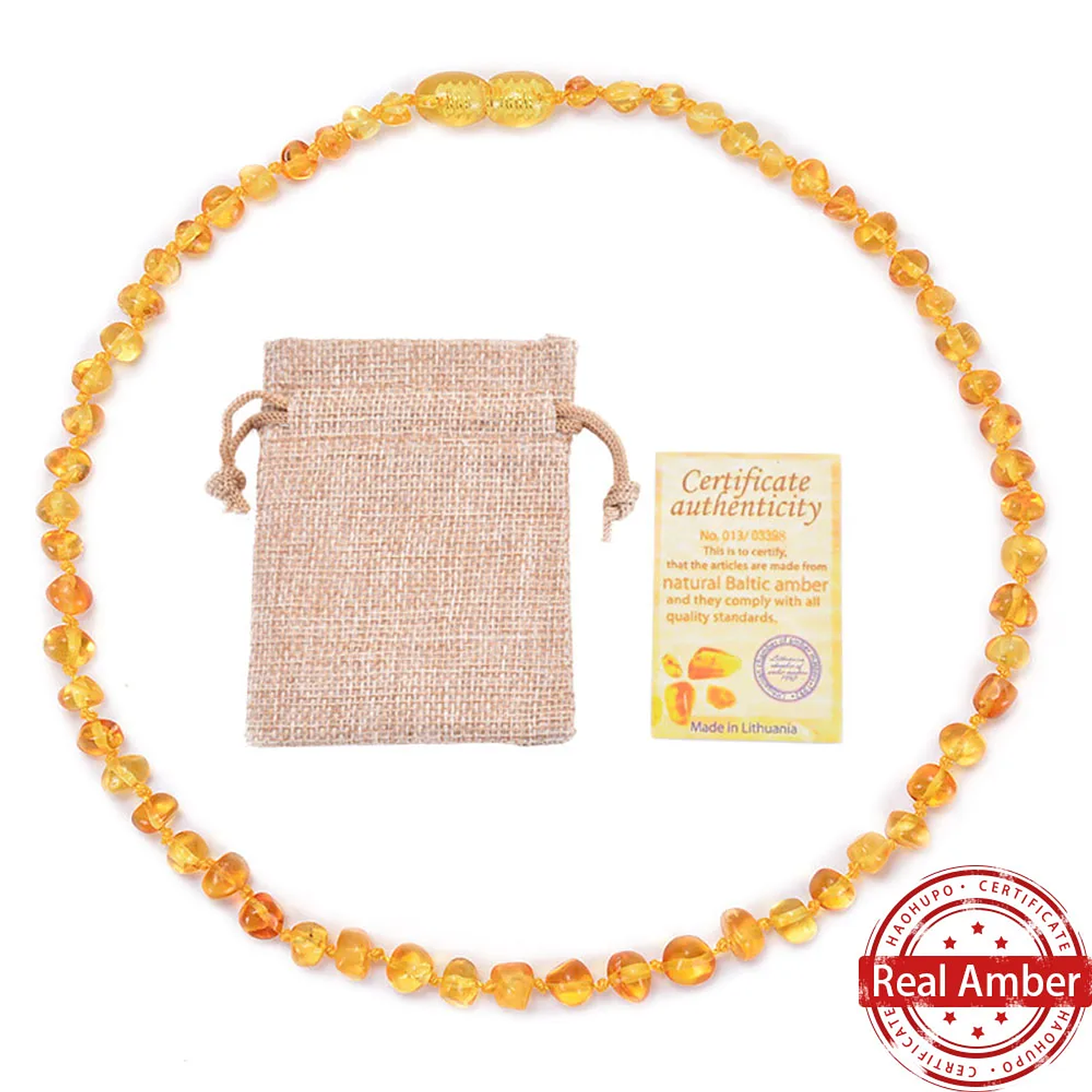 COLLAR AMBAR BALTIC LEMON 1