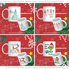 TAZAS NAVIDEÑAS PERSONALIZADA CON LOGO, NOMBRE, ETC. 10