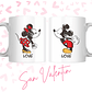 TAZAS SAN VALENTIN PAREJA PERSONALIZADAS FRASE Y/O NOMBRE - Miniatura 1