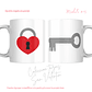TAZAS SAN VALENTIN PAREJA PERSONALIZADAS FRASE Y/O NOMBRE - Miniatura 22