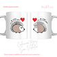 TAZAS SAN VALENTIN PAREJA PERSONALIZADAS FRASE Y/O NOMBRE - Miniatura 24