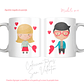 TAZAS SAN VALENTIN PAREJA PERSONALIZADAS FRASE Y/O NOMBRE - Miniatura 26