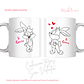 TAZAS SAN VALENTIN PAREJA PERSONALIZADAS FRASE Y/O NOMBRE - Miniatura 30