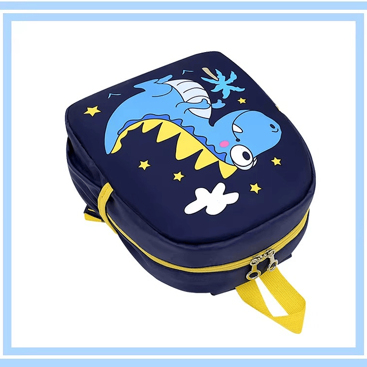 MOCHILA PARA NIÑOS PEQUEÑOS DINOSAURIO NAVY 7