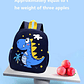 MOCHILA PARA NIÑOS PEQUEÑOS DINOSAURIO NAVY - Miniatura 10