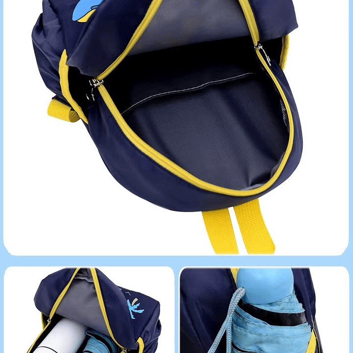 MOCHILA PARA NIÑOS PEQUEÑOS DINOSAURIO NAVY 11