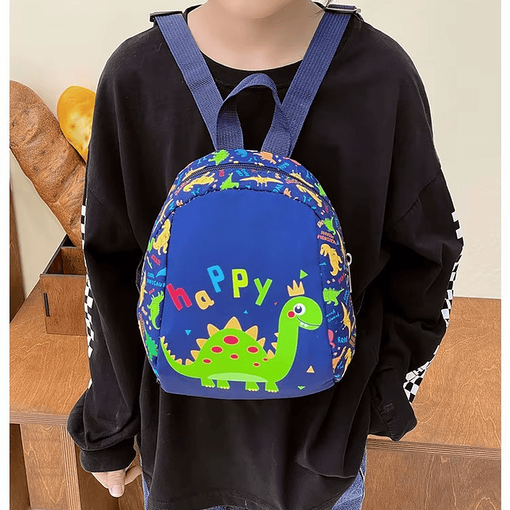 MINI MOCHILA PARA NIÑOS PEQUEÑOS DINOSAURIO HAPPY 2