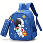 MOCHILA PARA NIÑOS PEQUEÑOS ASTRONAUTA	AZUL - Miniatura 1