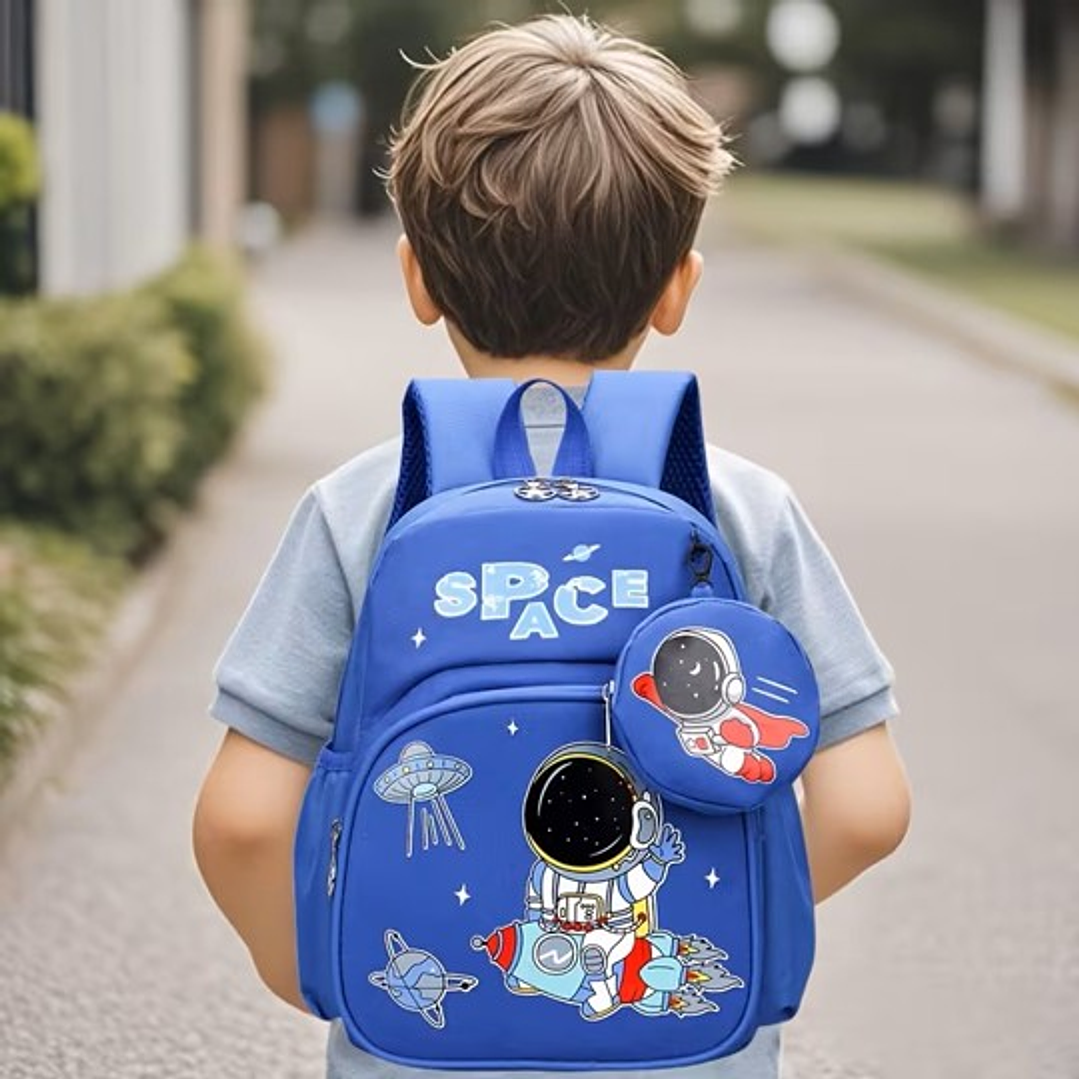 MOCHILA PARA NIÑOS PEQUEÑOS ASTRONAUTA SPACE 4