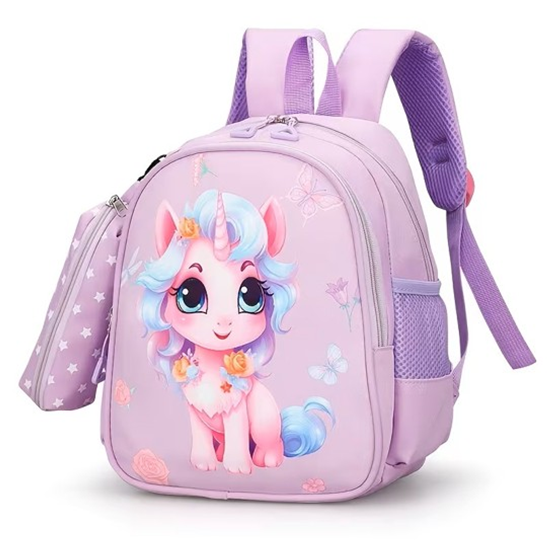 MOCHILA PARA NIÑOS PEQUEÑOS UNICORNIO PURPLE 1
