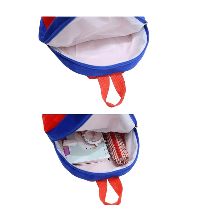 MOCHILA PARA NIÑOS PEQUEÑOS HOMBRE ARAÑA CON PELUCHE EXTRAIBLE 4