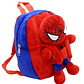 MOCHILA PARA NIÑOS PEQUEÑOS HOMBRE ARAÑA CON PELUCHE EXTRAIBLE - Miniatura 1