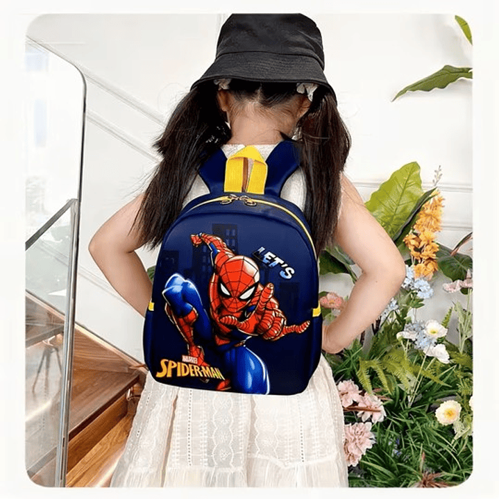 MOCHILA PARA NIÑOS PEQUEÑOS HOMBRE ARAÑA BASIC 5