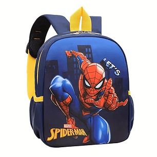 MOCHILA PARA NIÑOS PEQUEÑOS HOMBRE ARAÑA BASIC