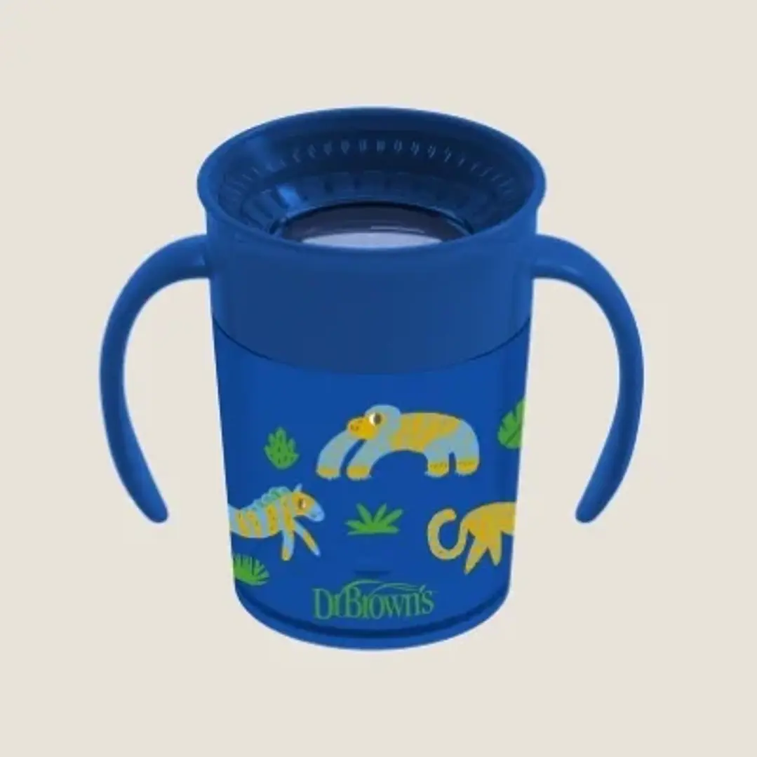 VASO CHEERS 360° DE 7 OZ / 300 ML DECO DR BROWNS AZUL 2