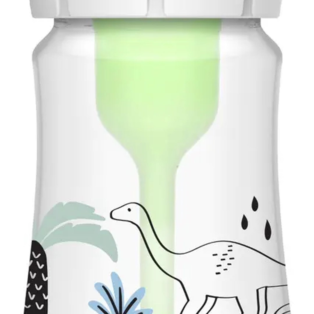 BIBERÓN OPTIONS+ BOCA ANCHA DR BROWNS POLIPROPILENO 9 OZ DINO 3