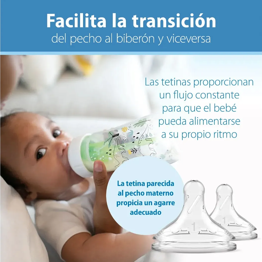 BIBERÓN OPTIONS+ BOCA ANCHA DR BROWNS POLIPROPILENO 9 OZ DINO 7