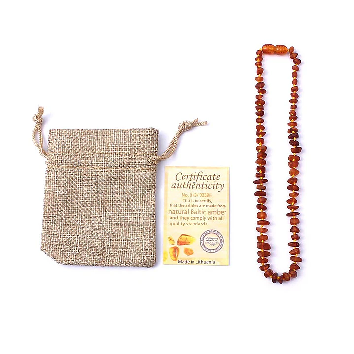 COLLAR AMBAR BALTICO PARA ADULTO COGNAC 3