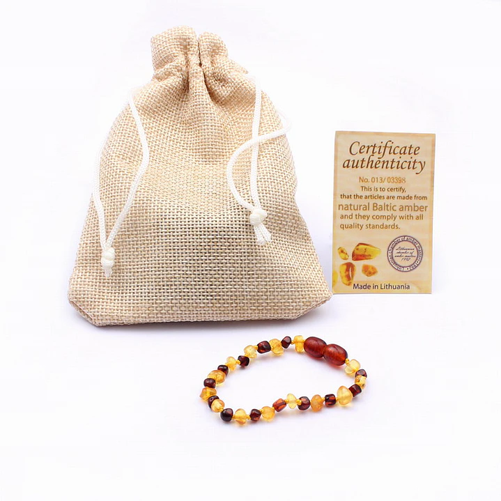 PULSERA AMBAR BALTICO PARA ADULTO MULTICOLOR 2
