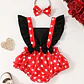 CONJUNTO NIÑA MINI MOUSE + LAZO 3-6 MESES - Miniatura 1