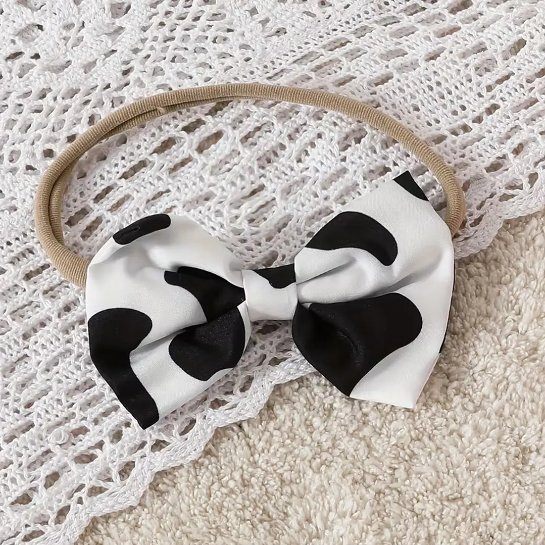 CONJUNTO NIÑA VAQUITA + LAZO 3-6 MESES 3
