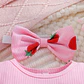 CONJUNTO NIÑA FRESA + LAZO	6-9 MESES - Miniatura 4