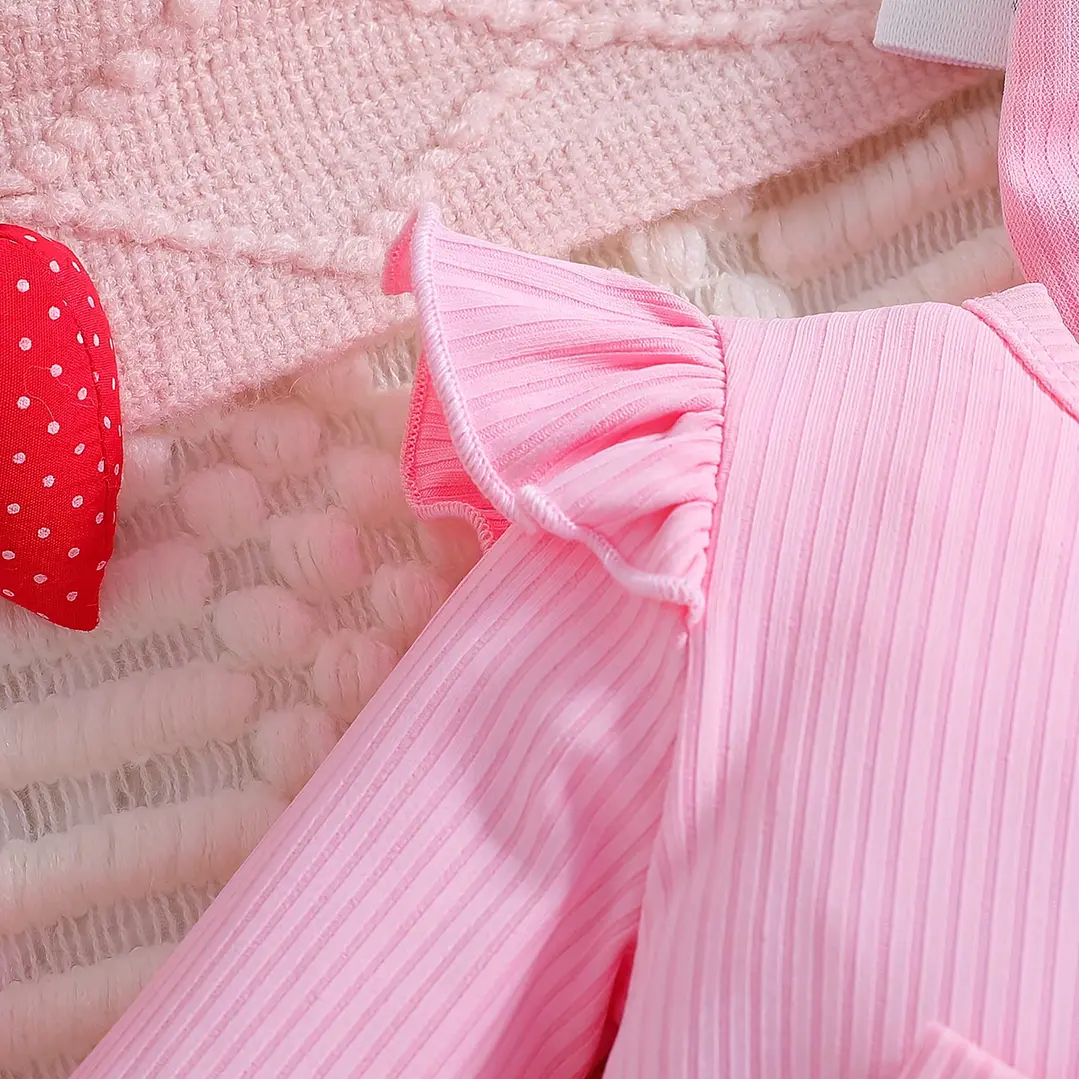 CONJUNTO NIÑA FRESA + LAZO	6-9 MESES 5