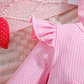 CONJUNTO NIÑA FRESA + LAZO	6-9 MESES - Miniatura 5