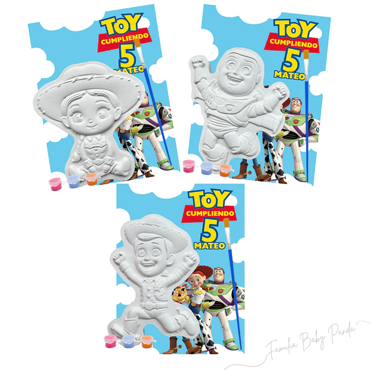 Kits de Figuras de Yeso para Pintar | Toy Story 1