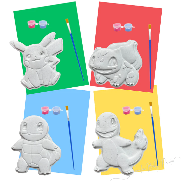Kits de Figuras de Yeso para Pintar | Pokemón 2