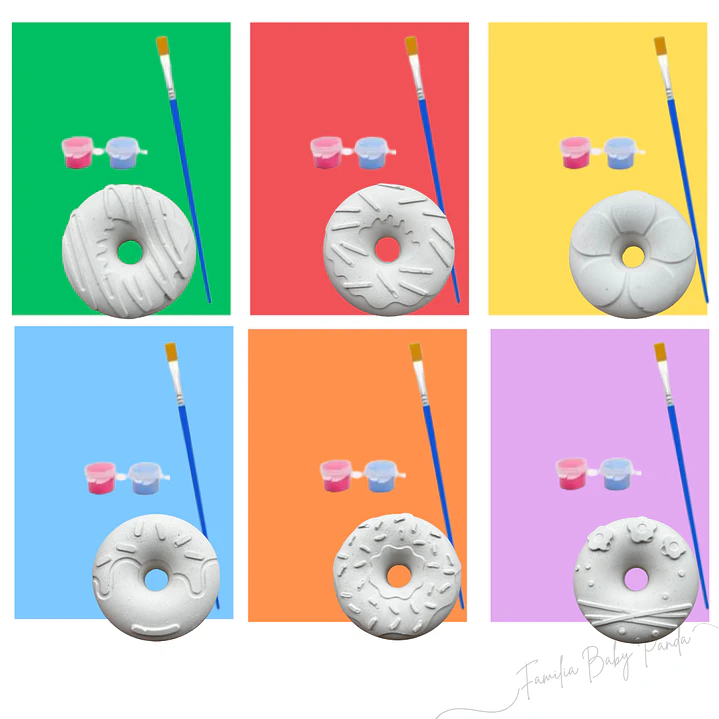 Kits de Figuras de Yeso para Pintar | Donuts 2