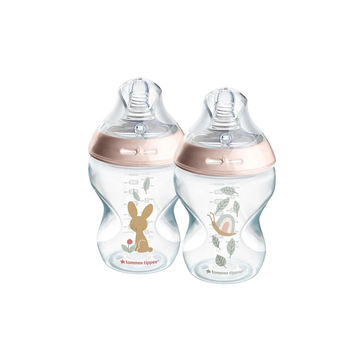 BIBERÓN NATURAL START 9OZ NIÑA X 2 UNIDADES -TOMMEE TIPPEE 1