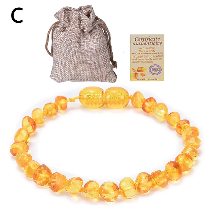 PULSERA AMBAR BALTICO PARA ADULTO LEMON 5