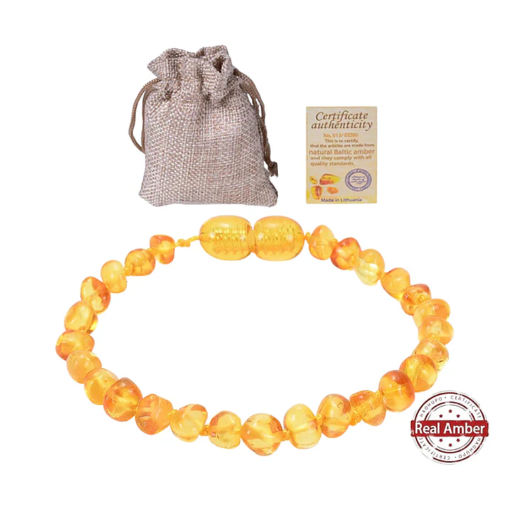 PULSERA AMBAR BALTICO PARA ADULTO LEMON 1